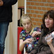 Even de pepernoten wegspoelen.